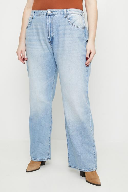 Plus curvy 91 straight jean-rush blue