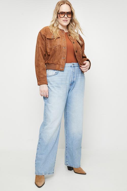 Plus curvy 91 straight jean-rush blue