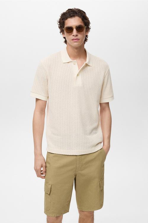 Poloshirt OPENP - Light Beige