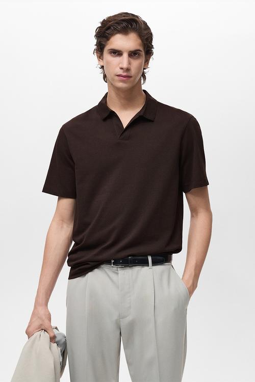 Poloshirt TAGA - Dark Brown