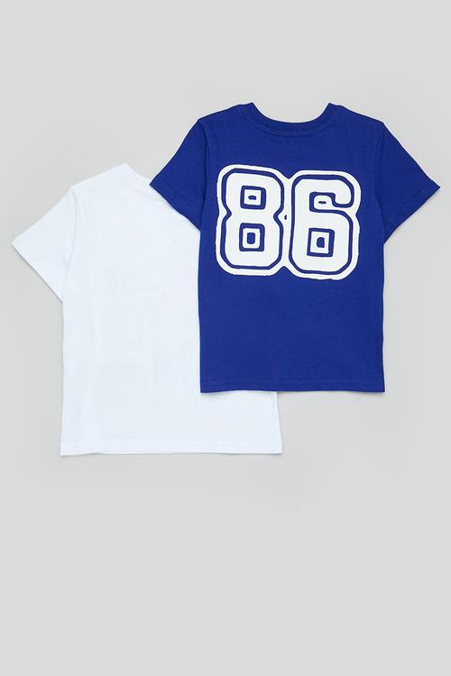 2 Pack graphic tee - white/royal