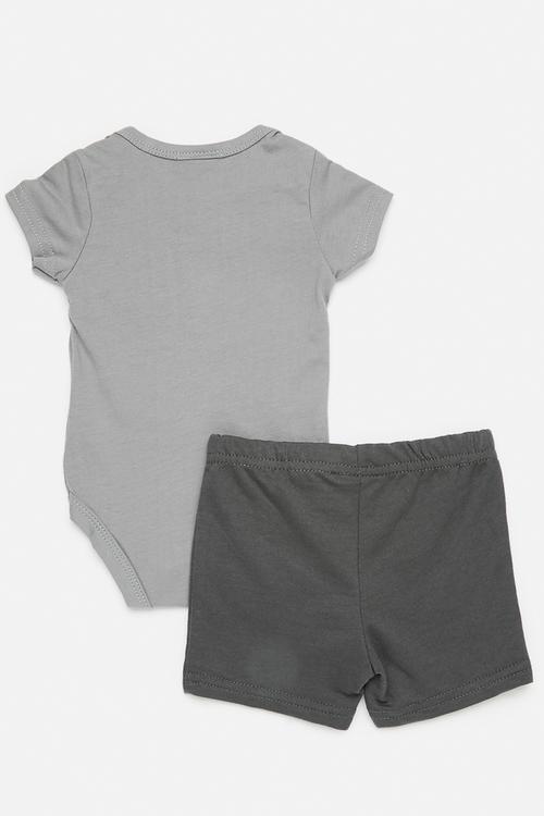Bodyvest & short set - grey