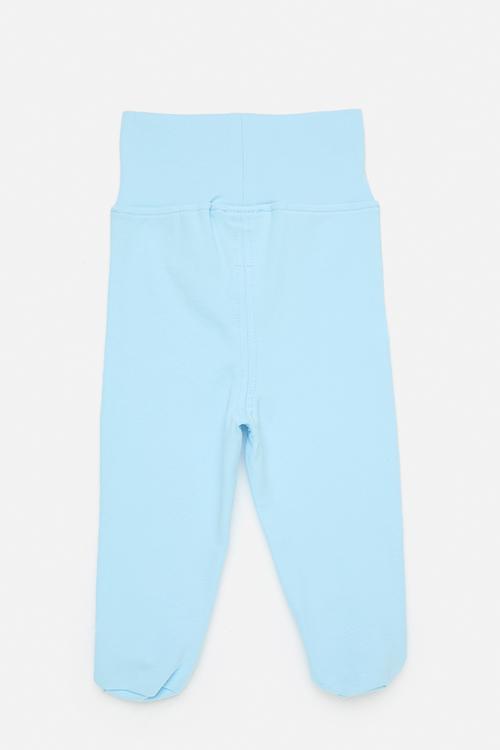 Footed legging - light blue