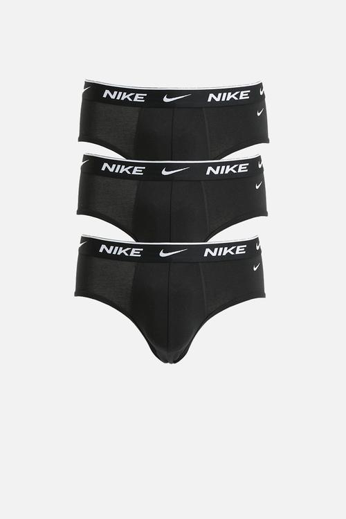 Dri-Fit Everyday Cotton Stretch 3 Pack Brief - Black/Black/Black
