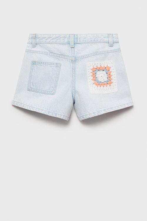 Shorts dhalia - open blue
