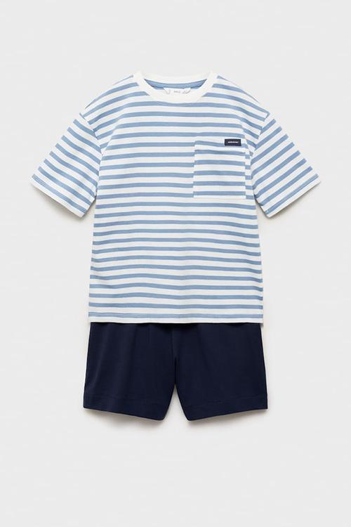 Pyjama morning - medium blue