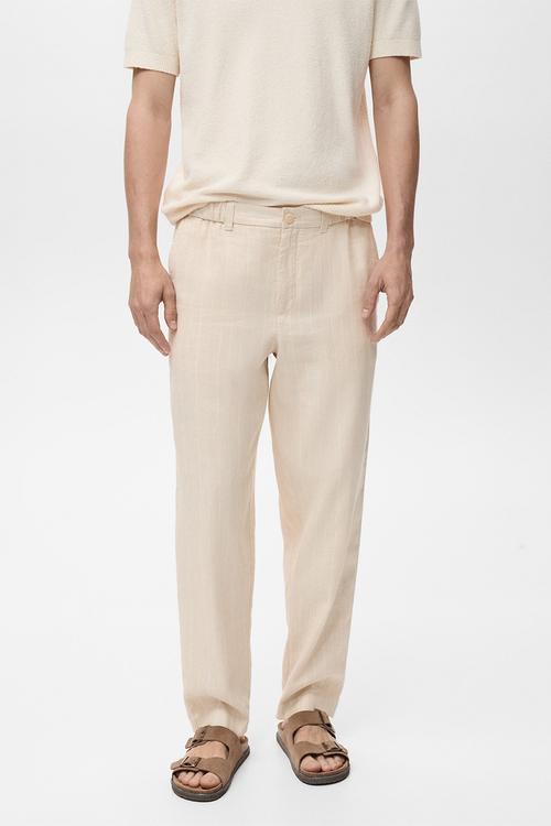Trousers CARBOP - Light Beige
