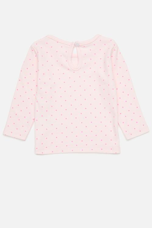 Polka dot tee - pink