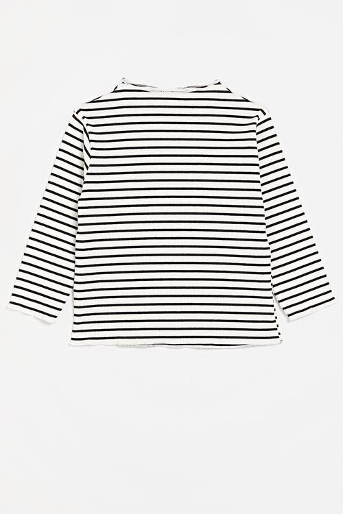 Stripe tee - black & white