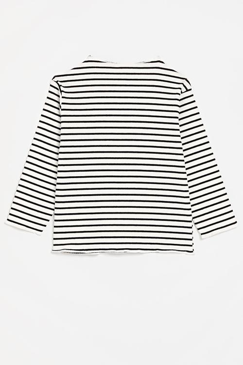 Stripe tee - black & white