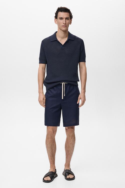 Poloshirt CALIU - Medium Blue