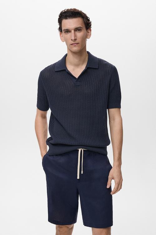 Poloshirt CALIU - Medium Blue