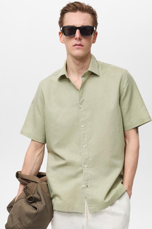 Shirt ANTS - Light/Pastel Green