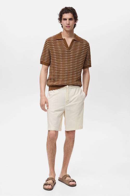 Poloshirt PUIG - Medium Brown