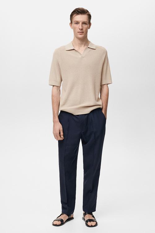 Poloshirt LINO - Light Pastel Brown