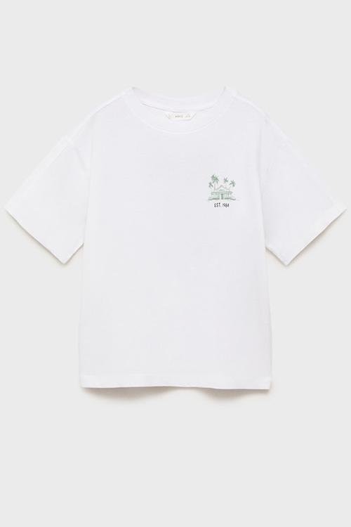 T-shirt tropical - natural