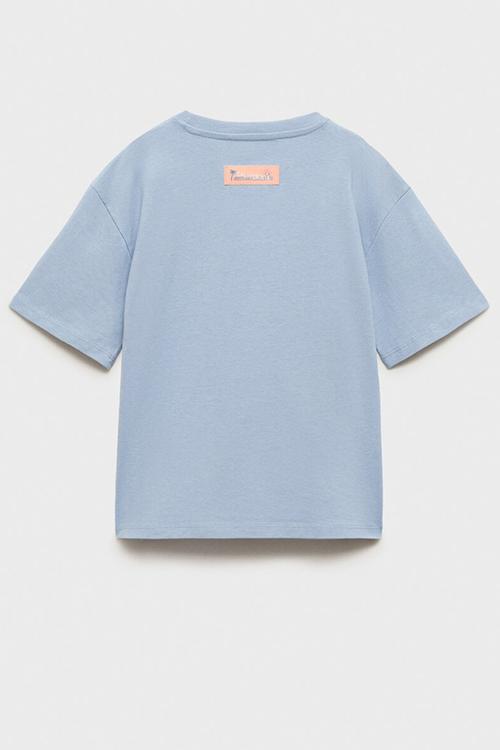 T-shirt rustic - medium blue