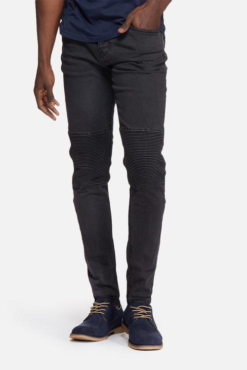 Trench skinny denims