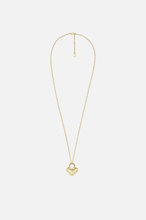 Sadie all my love heart pendant necklace - gold