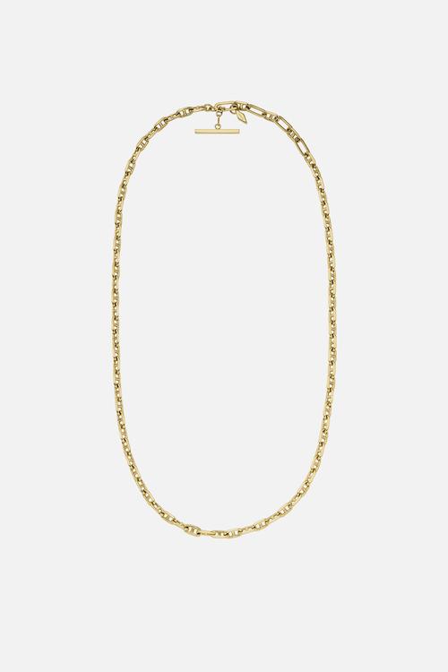 Heritage D-Link Anchor Chain Necklace -  JA7209710- gold