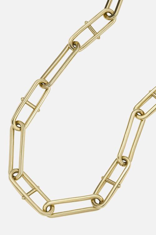 Heritage D-Link chain necklace JF04102710- gold
