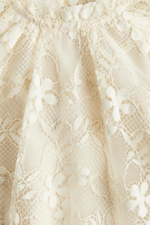 Lace blouse - cream