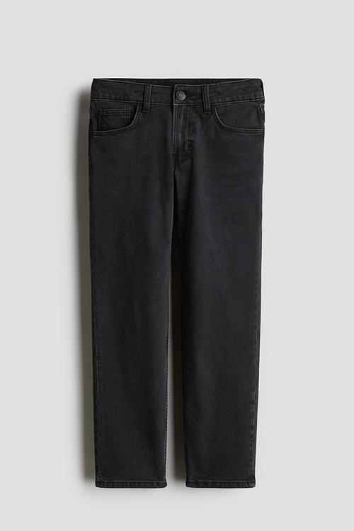 Relaxed tapered fit jeans - grey