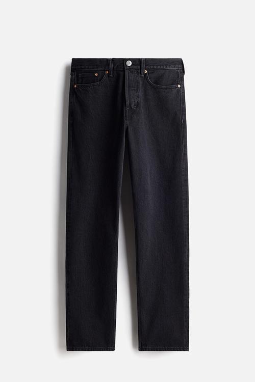 Relaxed jeans - black