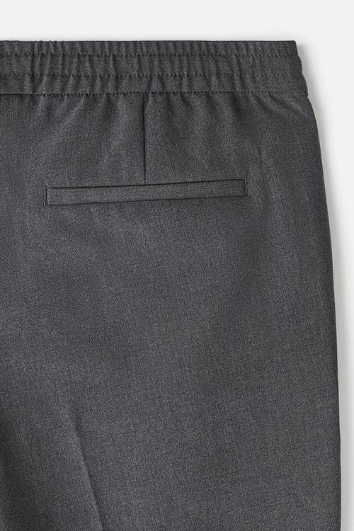 Slim fit tailored joggers - dark grey