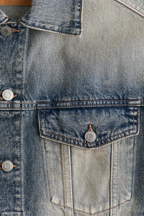 Oversized denim jacket - denim blue