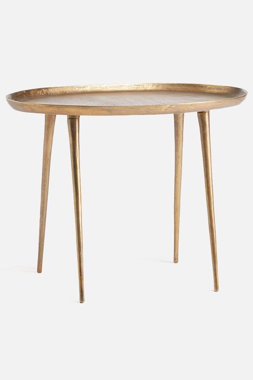 Large oval side table