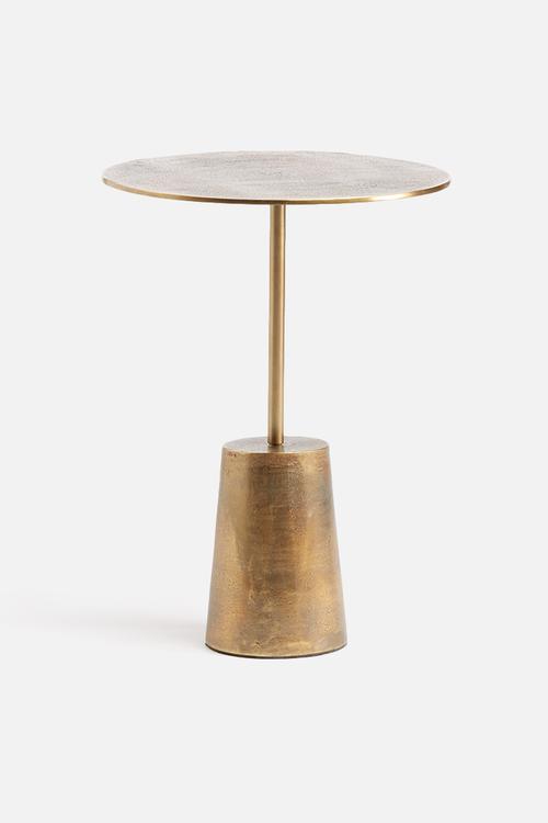 Brass antique side table