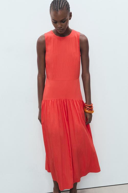 Dress Gilda - Bright Red
