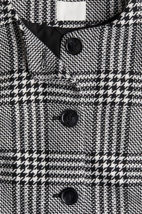 Short jacket - black checked