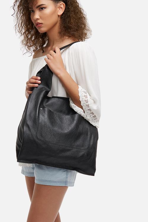 Cassie leather hobo