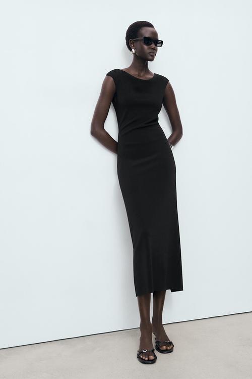 Dress Backless - Black