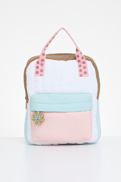 Colour block back pack-multi