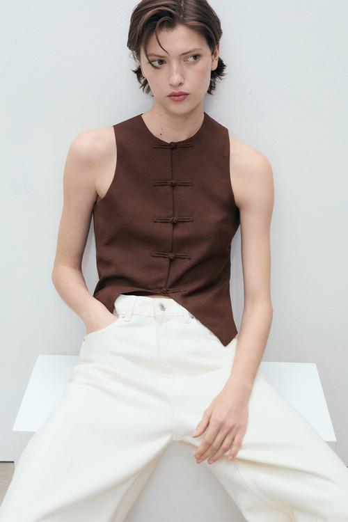 Vest Laguna - Dark Brown