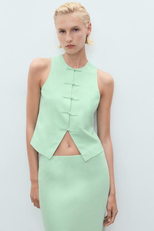 Vest Laguna - Light Pastel Green