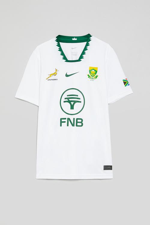Springbok Y Nk Stdm Fan Ss Jsy Aw-White/Green
