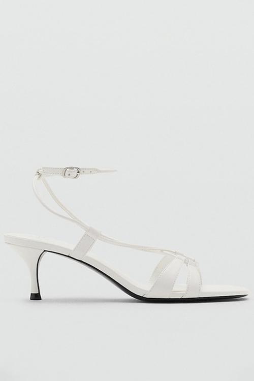 Paloma heel - white