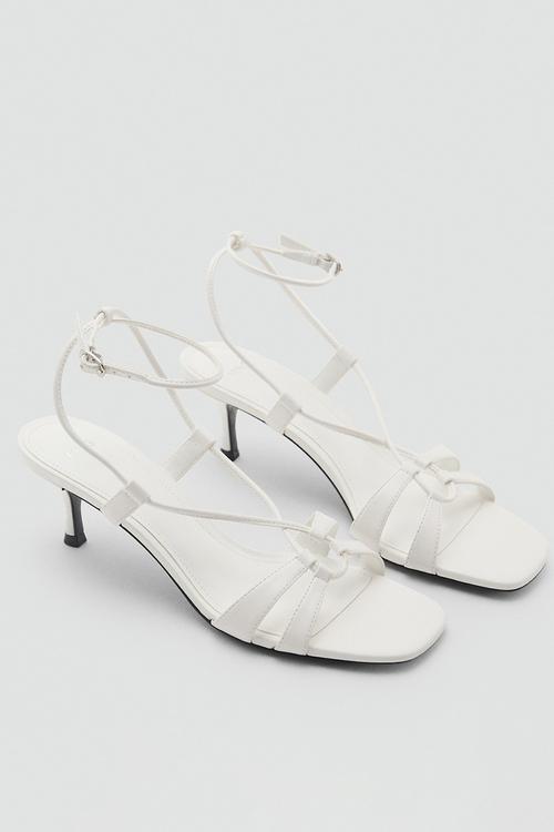 Paloma heel - white