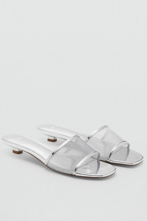 Salma heel - silver