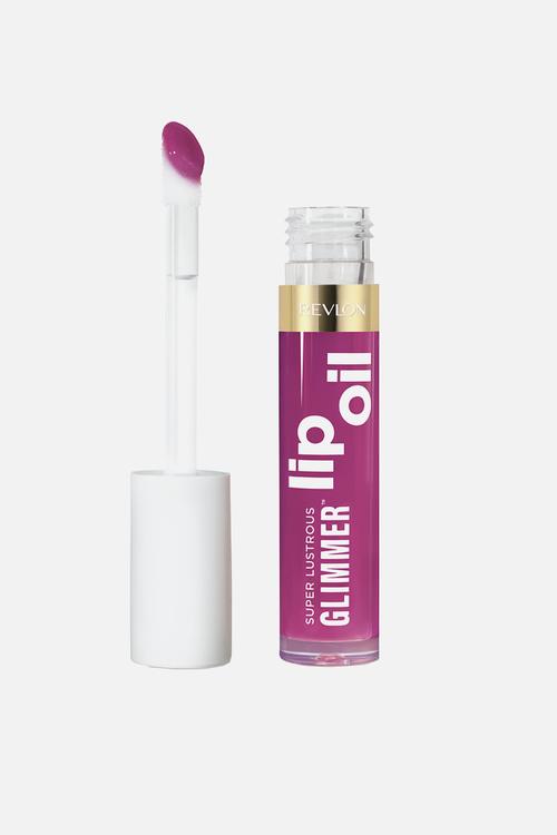 Super Lustruous Glimmer Lip Oil - Plum-Pop