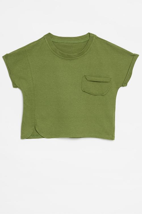 Crew neck tee - green