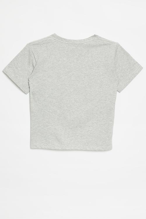 Boston tee- grey & blue