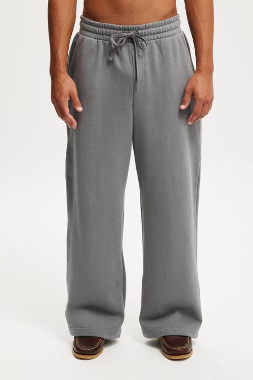 Super baggy track pant - slate stone