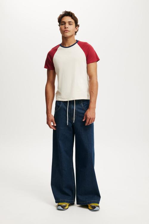Y2k super wide jean - essence blue