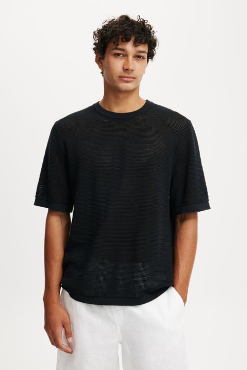 Knit Tee - Black