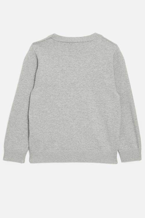 Button down cardigan - grey